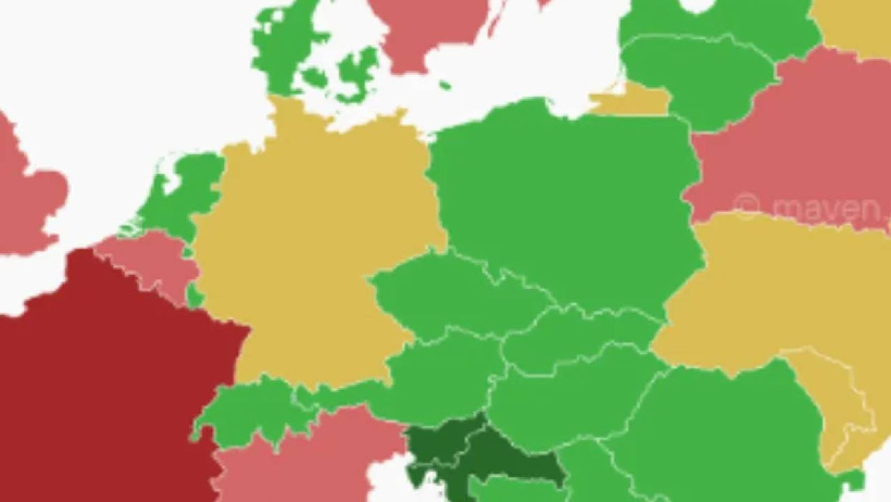 Sosyal medyayı ikiye böldüren Avrupa haritası - Resim : 2