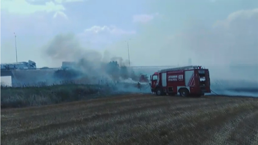 Son dakika | Silivri'de yangın çıktı! TEM Otoyolu kapatıldı - Resim : 1