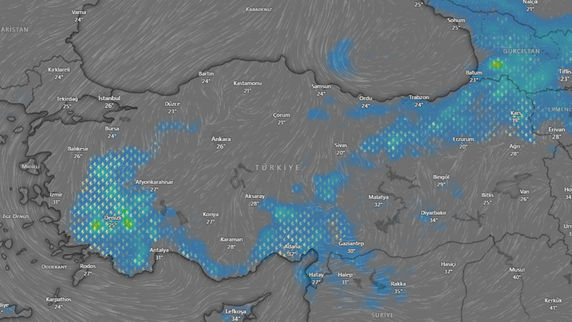 Sağanak ve fırtına yurdu gezecek: Hızı 80 kilometreyi görecek! Meteoroloji saat saat açıkladı - Resim : 1