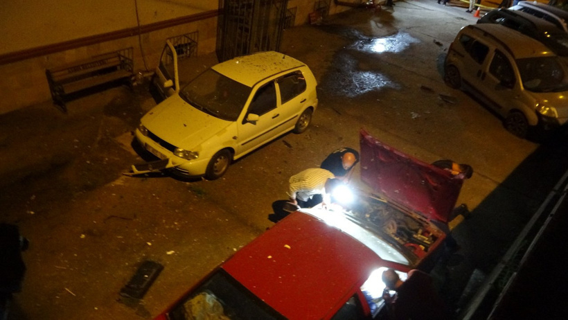 Trabzon'da Emniyet binası önünde İHA paniği: Bir anda patladı - Resim : 1