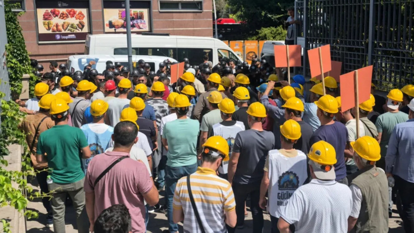 Ankara'da madencilerden Cumhurbaşkanlığına yürüme kararı - Resim : 1
