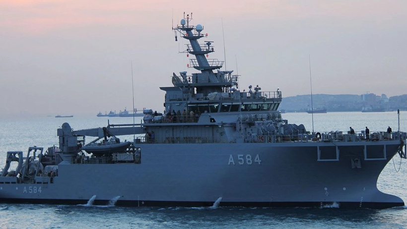 TCG Işın Girne'de batan geminin enkazındaki aramalara katıldı: Robotla dalış yapılacak - Resim : 3