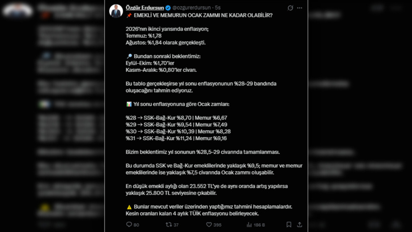 Emekli ve memurun Ocak'ta alacağı zamlı maaşı tek tek açıkladı - Resim : 6