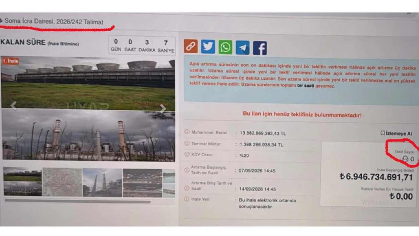 Soma Termik Santrali satışa çıkarıldı ama icradan bile kimse almadı - Resim : 1