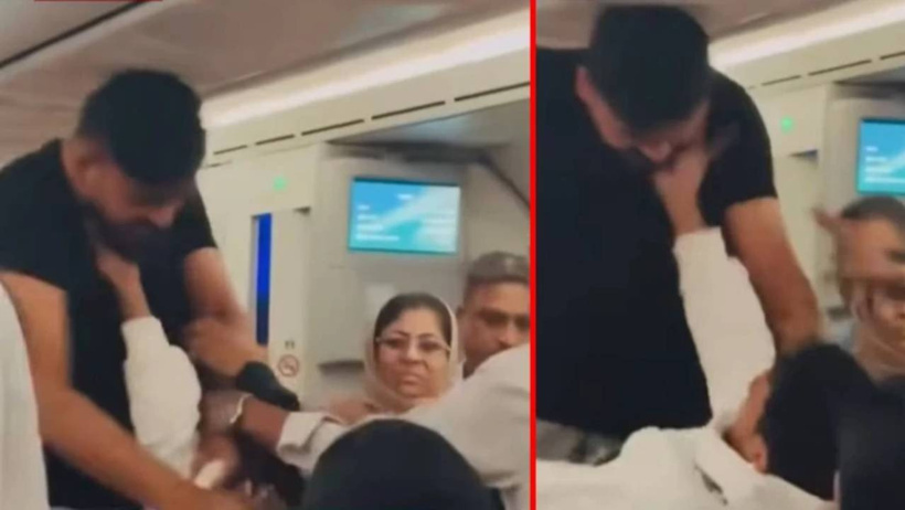 İki yolcu uçakta birbirine girdi, yumruklar havada uçuştu! - Resim : 2