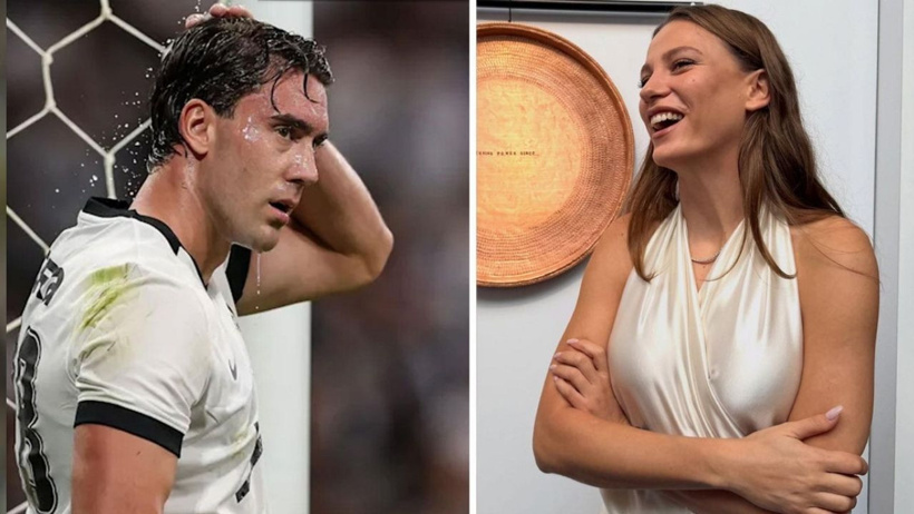 Beşiktaş'ın yıldızı Vlahovic'ten Serenay Sarıkaya sürprizi: Hareketi olay oldu - Resim : 1