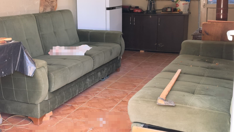 Mezarlıkta çıkan kavgada kan döküldü: Husumetlisini baltayla yaraladı - Resim : 2