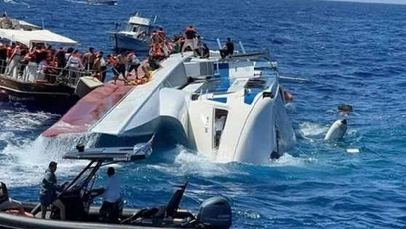 Girne'deki gemi faciasında bir skandal daha: Hasarlı bölgeyi silikon ve yapıştırıcıyla kapatmışlar - Resim : 1
