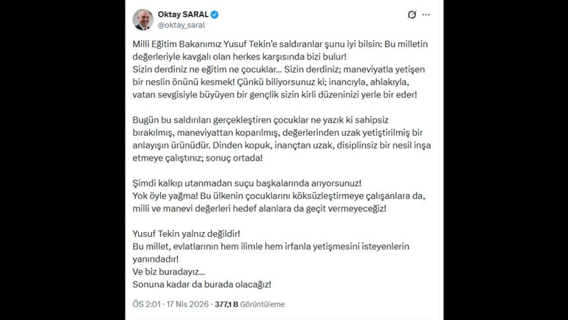 Saray danışmanı, Yusuf Tekin'e desteğini geri mi çekti? "Artık zorunluluk" diyerek sorumluluklarını hatırlattı - Resim : 3