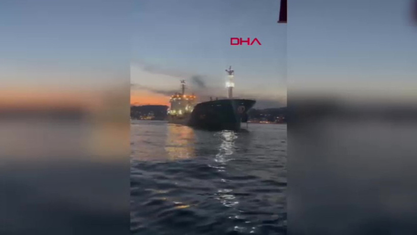 Son Dakika | Denizde korku dolu anlar: Gemi sürüklendi, boğaz trafiği askıya alındı - Resim : 1