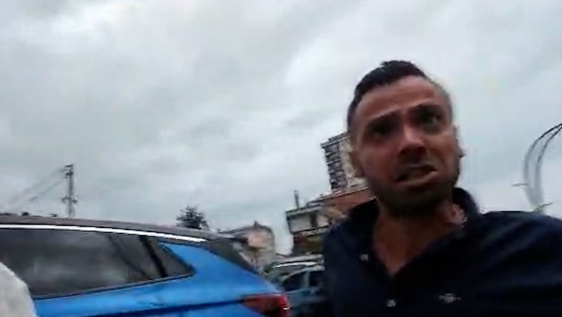 Trafik magandaları ters şeride girip bisikletli dövdü! - Resim : 2