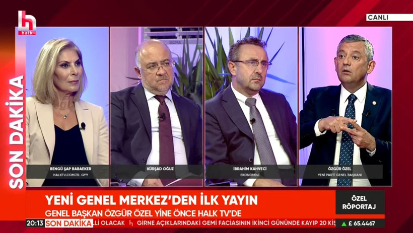 Son Dakika | YENİ Parti Genel Merkezi'nde ilk canlı yayın Halk TV'de: Özgür Özel'den çarpıcı açıklamalar - Resim : 3