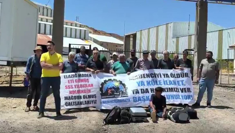 Madencilerin sabrı taştı!