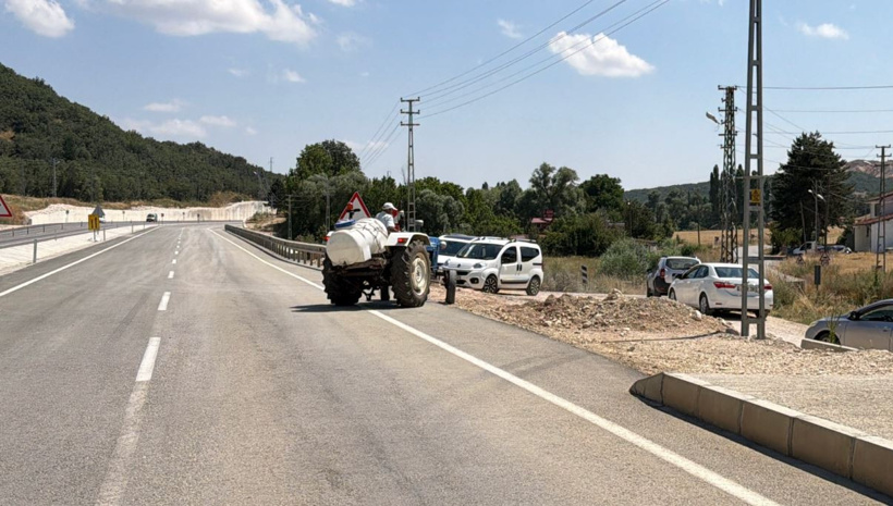 Yol yapıldı sorun başladı! Köylülerden tehlikeli kavşak isyanı - Resim : 4