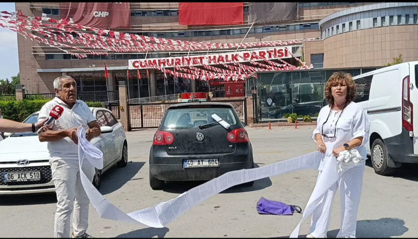 'Kılıçdaroğlu'nu istemiyoruz' imzalarını teslim etmek için Ankara'ya gittiler! Randevu bekliyorlar - Resim : 2