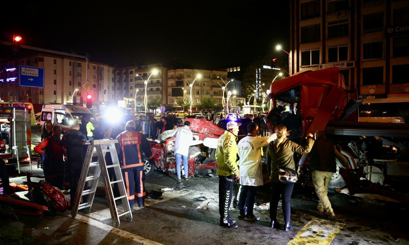 Giresun'da 5 kişinin öldüğü trafik kazası
