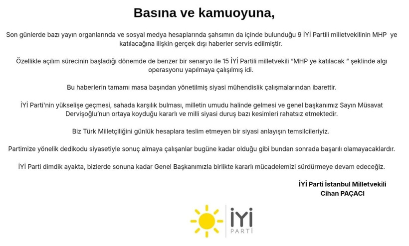 İYİ Parti'den MHP'ye transfer iddialarına vekillerden sert tepki - Resim : 3