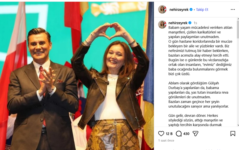 Ferdi Zeyrek'in kızı sessizliğini zehir zemberek sözlerle bozdu! Çirkin karikatürü çizen butlancı çıkmıştı - Resim : 2