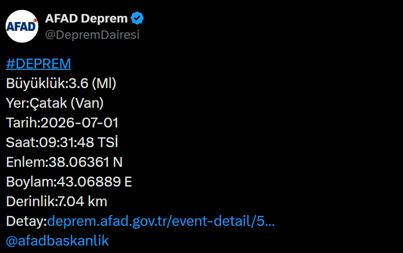 Van'da 3.9 büyüklüğünde deprem - Resim : 3