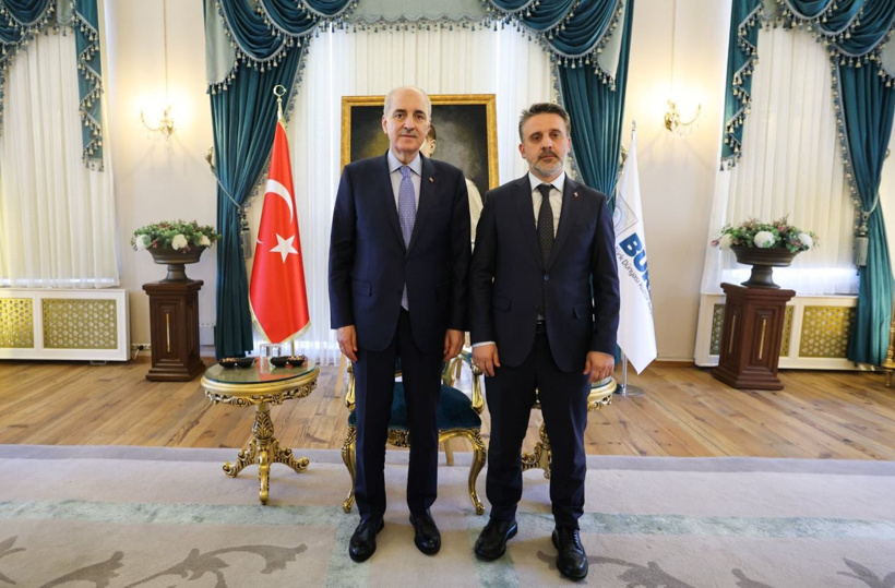 CHP'li Bozbey tutuklanınca AKP'ye geçmişti: Numan Kurtulmuş'tan Bursa Büyükşehir'e ziyaret - Resim : 1