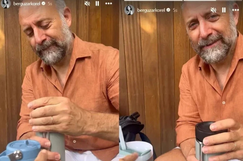 Halit Ergenç'in vazgeçilmezi ortaya çıktı! Bergüzar Korel paylaşımıyla güldürdü - Resim : 2