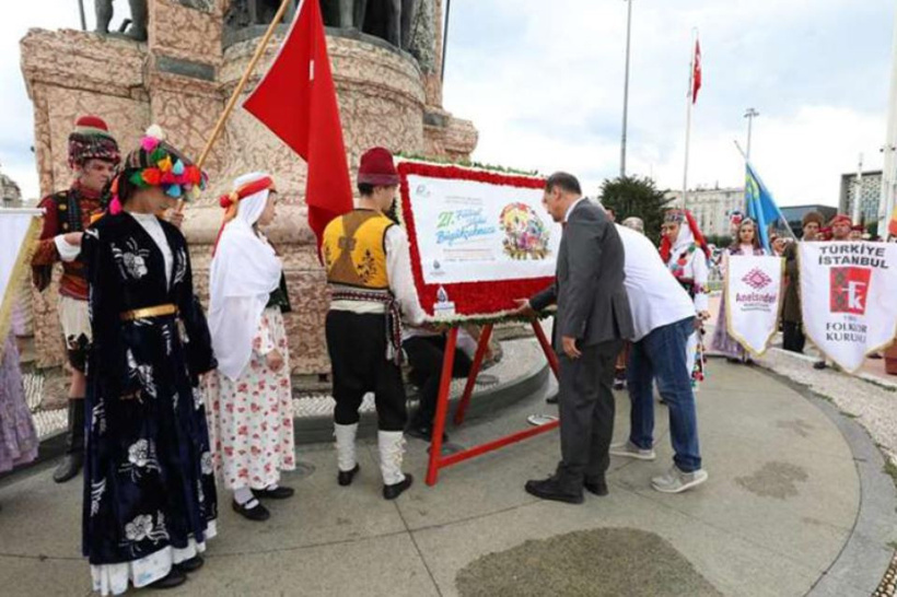 Dünyanın en iyi festivali başladı: 62 ülkenin renkleri Taksim Meydanı'nda buluştu - Resim : 1