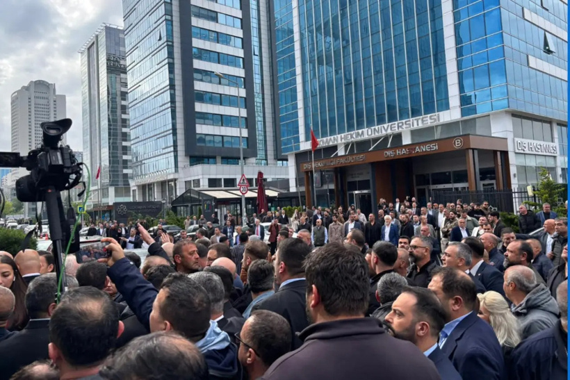 Özgür Özel mafyatik tipler demişti! İşte CHP'nin kapısına dayanan siyahlılar - Resim : 1