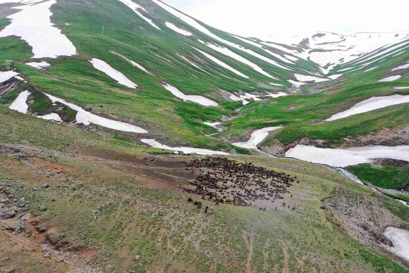 Aynı anda hem yaz hem kış yaşanıyor! Bu manzara görenleri şaşkına çevirdi - Resim : 4