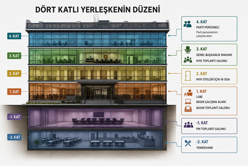 YENİ Parti yeni binasına taşınıyor: İlk günde üç kritik toplantı - Resim : 2