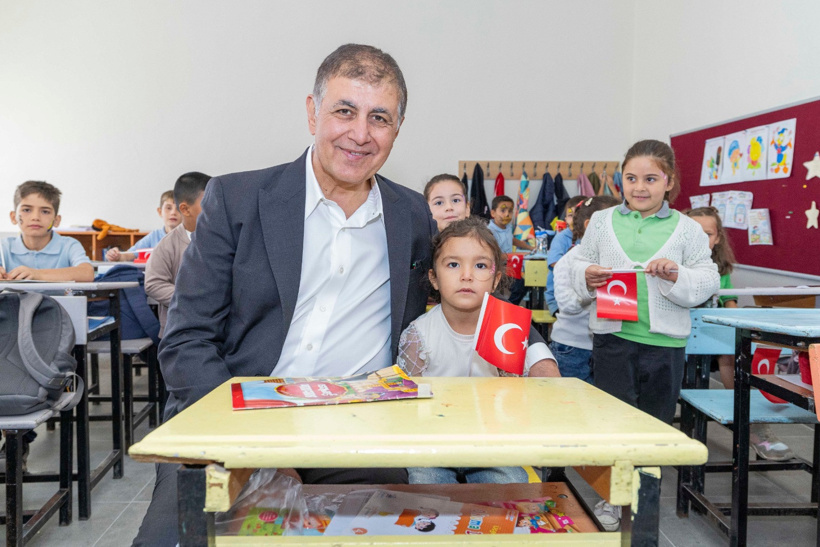 Kızıloba İlkokulu baştan aşağı yenilendi: Çocuklar yeni okullarına kavuştu - Resim : 8