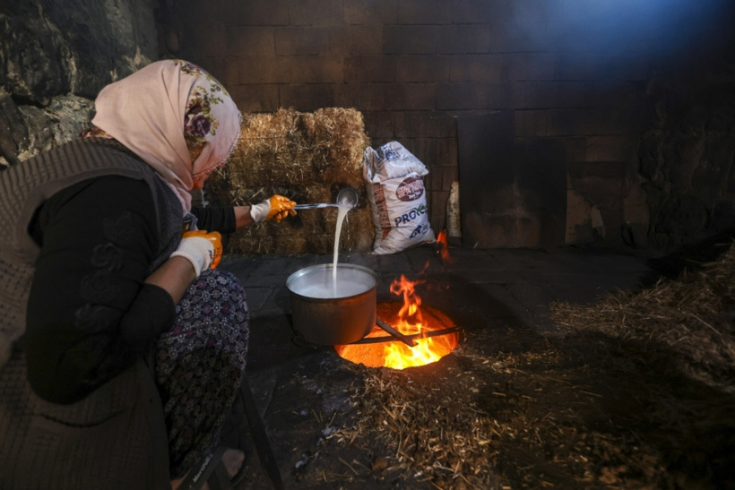 Nevşehir'in tescilli lezzeti binbir zahmetle üretiliyor: Belde adını bu yemekten alıyor - Fotoğraf: 4