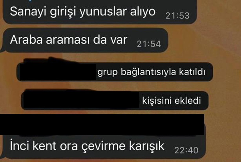Kontrol noktalarını birbirine mesaj atan gruba gözaltı - Resim : 3