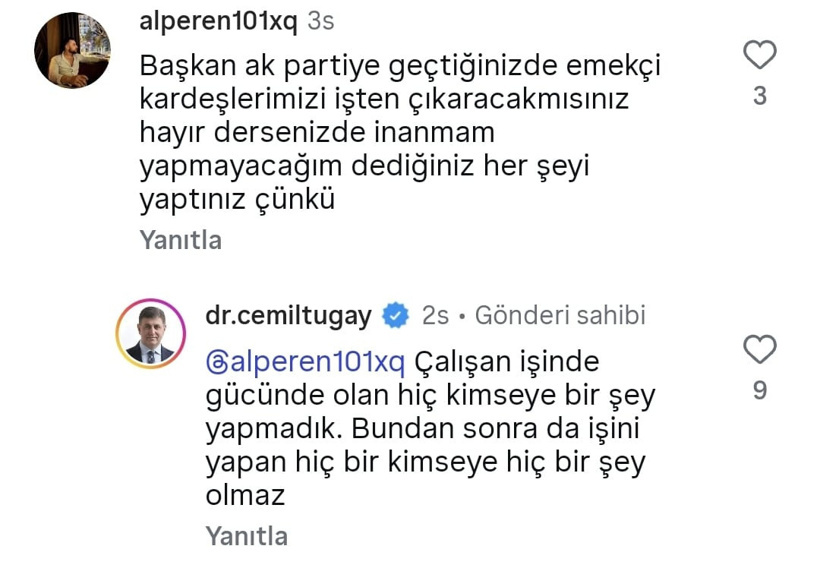 Cemil Tugay'dan AKP'ye geçiş sinyali: Bundan sonra da işini yapana bir şey olmaz - Resim : 3