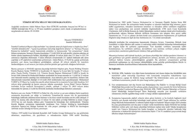 Bakan Gürlek’e fon soruşturması soruları: Yurt dışındaki varlıklar için ne yapıldı? - Resim : 4