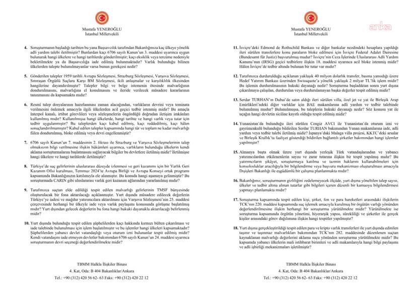 Bakan Gürlek’e fon soruşturması soruları: Yurt dışındaki varlıklar için ne yapıldı? - Resim : 5