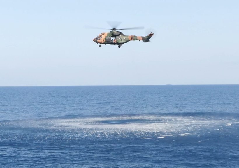 TCG Işın Girne'de batan geminin enkazındaki aramalara katıldı: Robotla dalış yapılacak - Resim : 1