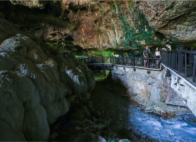Pamukkale'nin yer altındaki ikizi dolup taştı: Yüz binlerce turist akın etti - Fotoğraf: 9