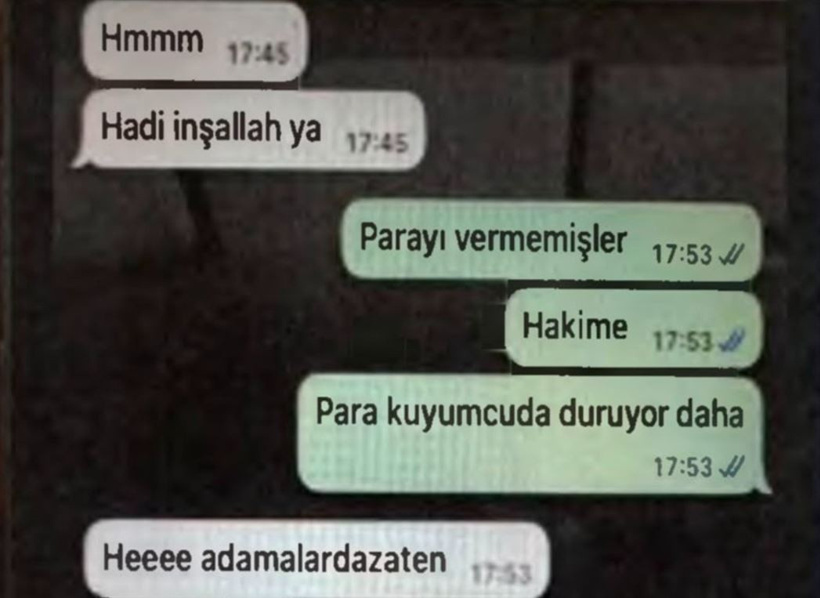 Cumhuriyet savcısı ve hakim görevden uzaklaştırılmıştı: Adliyedeki skandal rüşvet yazışmaları! - Resim : 4