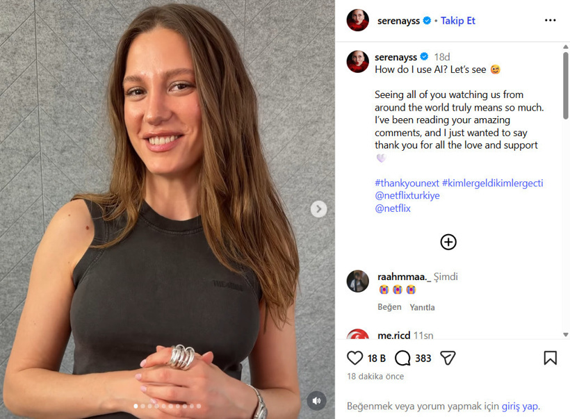 Serenay Sarıkaya'dan 'yapay zeka' hamlesi: Tam 10 dil konuştu - Resim : 2