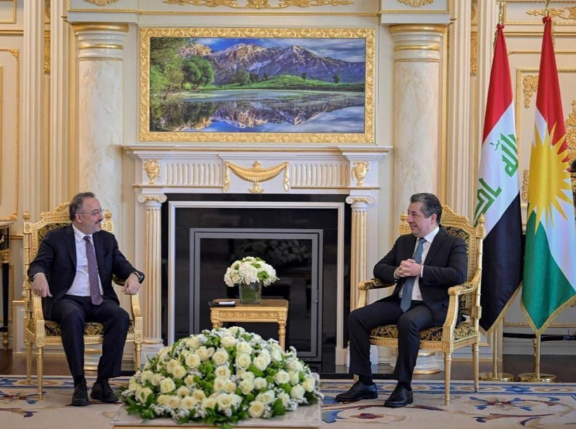 Dışişleri Bakan Yardımcısı IKBY Başbakanı Barzani ile bir araya geldi