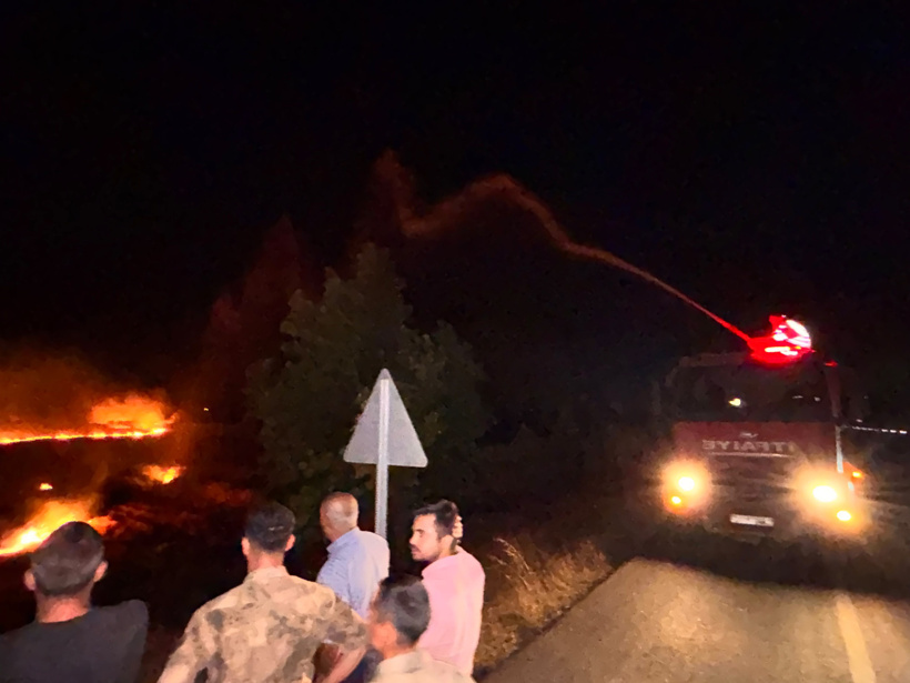 Hatay'da yangın çıktı! Alevler 200 dönümlük zeytinliğe sıçradı - Resim : 2