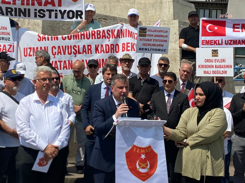 Emekli askerlerden Ankara'da hak arayışı: 'Bizleri sadece şehit olduğumuzda mı hatırlayacaksınız?' - Resim : 3