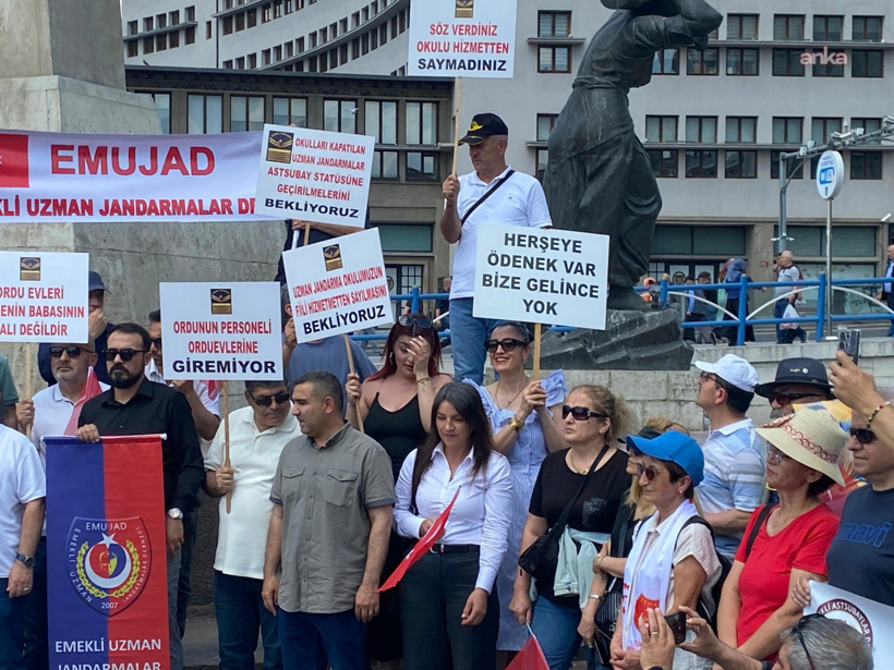 Emekli askerlerden Ankara'da hak arayışı: 'Bizleri sadece şehit olduğumuzda mı hatırlayacaksınız?' - Resim : 1