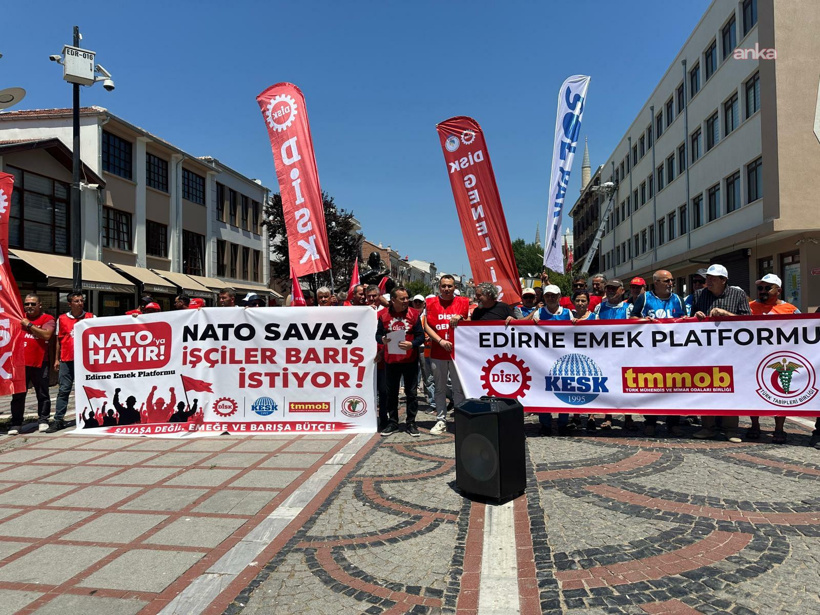 Edirne'de NATO protestosu: Halkların dayanışmasını savunuyoruz - Resim : 2