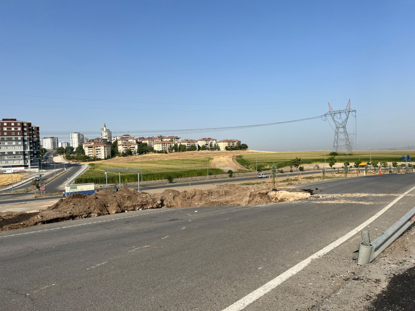 Yol çöktü 6 mahalle susuz kaldı - Resim : 3