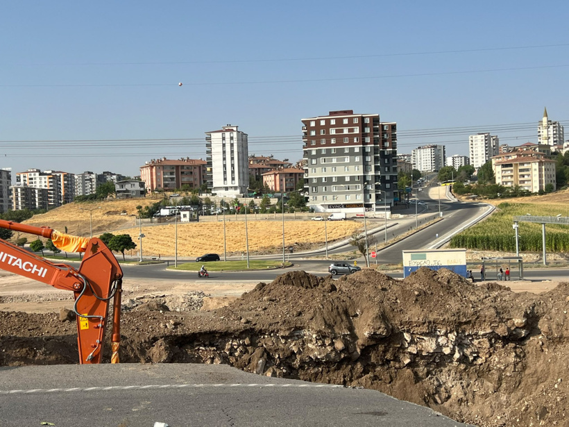 Yol çöktü 6 mahalle susuz kaldı - Resim : 4