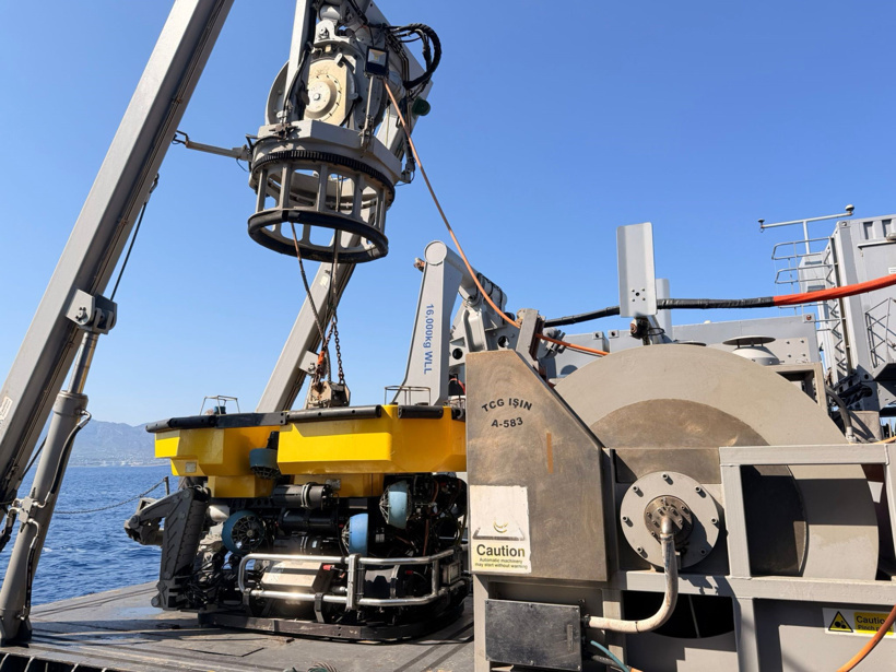 TCG Işın Girne'de batan geminin enkazındaki aramalara katıldı: Robotla dalış yapılacak - Resim : 6