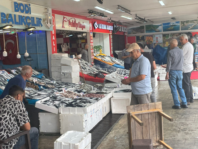 Balık tezgahları şenlendi her çeşit dizildi: Tanesi 30 liraya düştü - Resim : 2