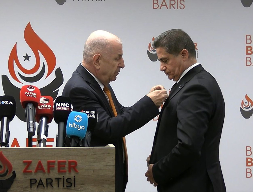 MHP'den istifa etmişti: Zafer Partisi rozeti taktı - Resim : 3