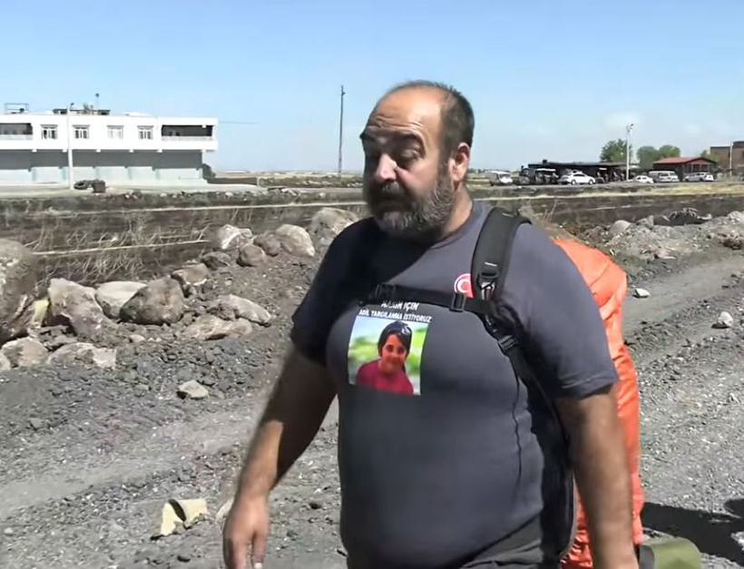 Narin Güran'ın babası Arif Güran Ankara'ya yürüyor: Kızımın hakkı yerdedir - Resim : 1